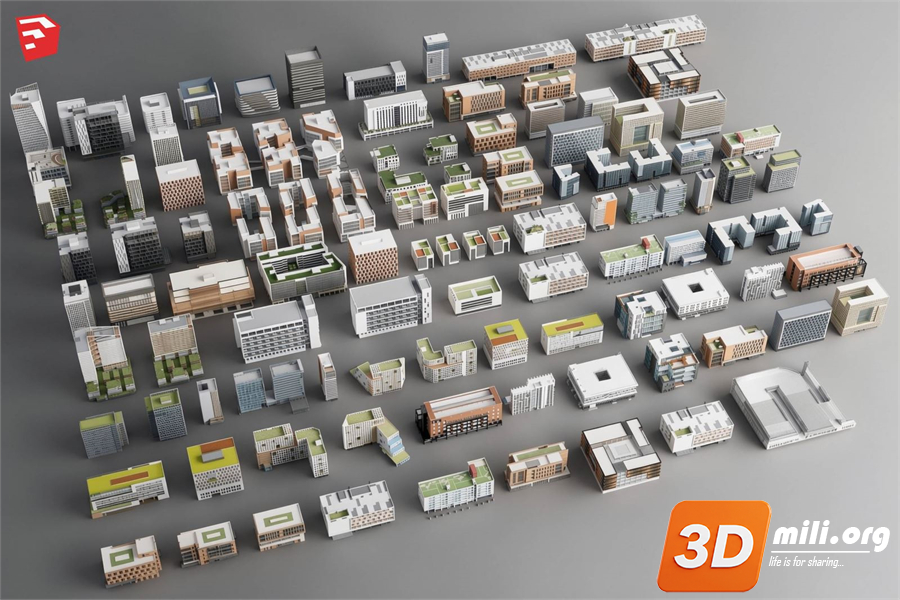 Environment element Skp Files 